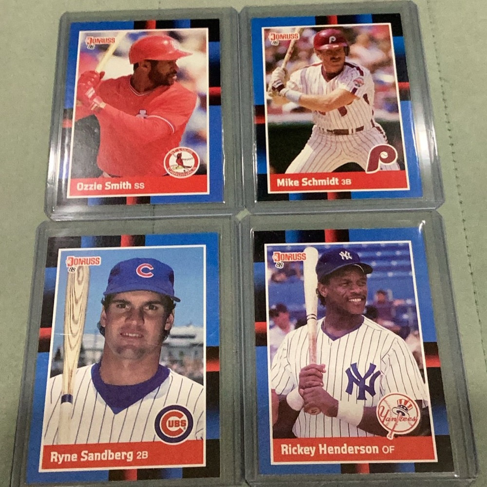 Vintage 80’s Baseball Cards
